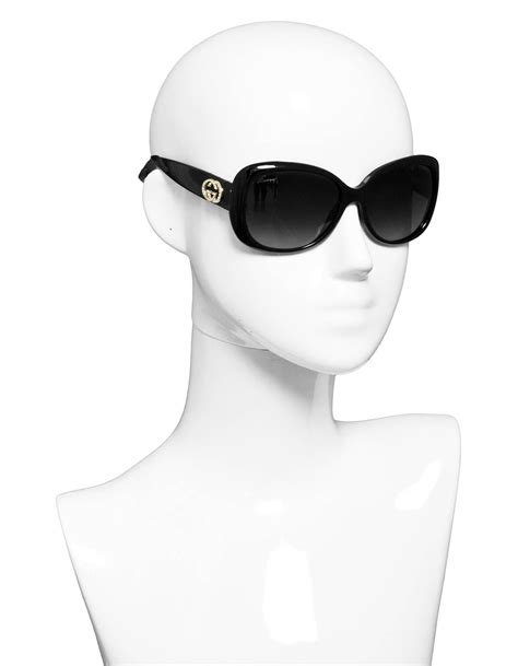 gucci sunglasses gg 3644 n s|GUCCI Crystal GG Sunglasses GG 3644/N/S Black.